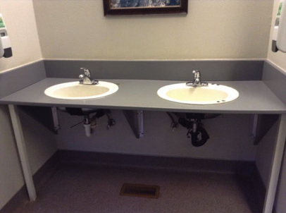 Accessible restroom in the Nature & Interpretive Center